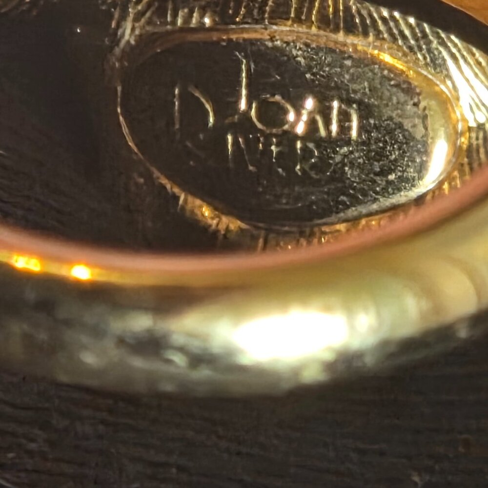 JOAN RIVERS CRYSTAL FLOWER RING - STATEMENT PIECE! - Picture 5 of 5